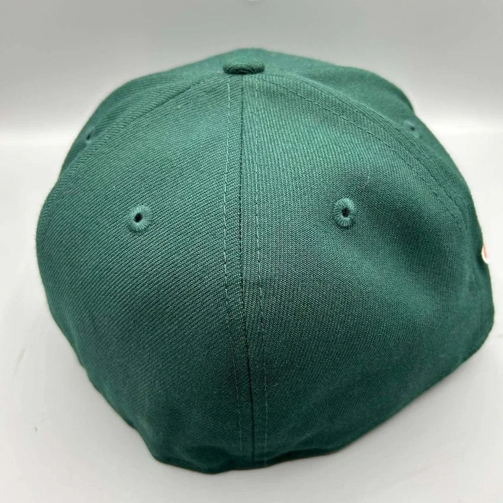 Los Angeles LA Dodgers Hat Men‎ 7 3/8 Green Red 59Fifty New Era MLB Fitted Cap
